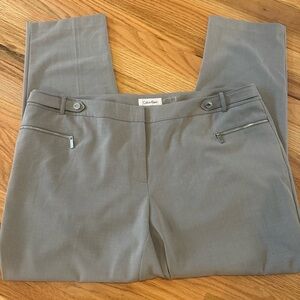 Calvin Klein Light Gray Trousers